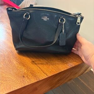 Coach Black Leather Women's Bag